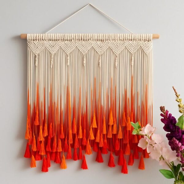 Every handmade macrame wall hanging from Craftmania is made using premium 3mm natural cotton rope. Our artisans use traditional square knot and spiral knot techniques, ensuring each piece is durable, fray-resistant and visually stunning. No two pieces are exactly alike — that's the beauty of handmade.